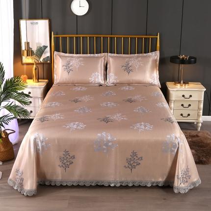 91家纺网 家纺一手货源 找家纺 （总）小牛席业冰丝凉席三件套提花印花空调席可机洗水洗床单