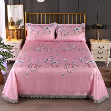 91家纺网 家纺一手货源 找家纺 （总）小牛席业冰丝凉席三件套提花印花空调席可机洗水洗床单