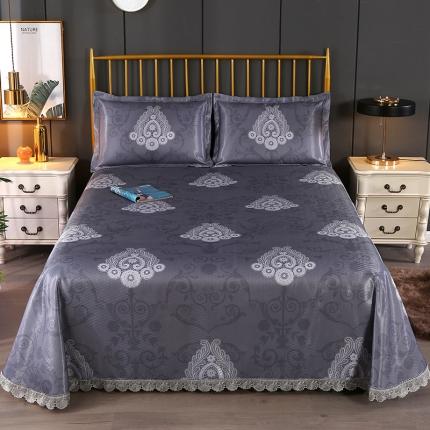 91家纺网 家纺一手货源 找家纺 （总）小牛席业冰丝凉席三件套提花印花空调席可机洗水洗床单