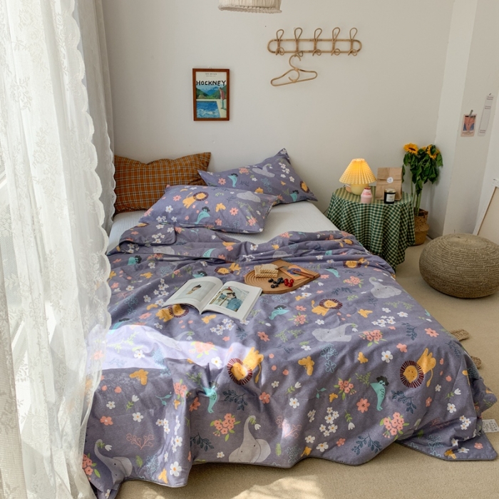 91家纺网 家纺一手货源 找家纺 （总）时年家纺 2020新款40支全棉13372喷气羽丝夏被