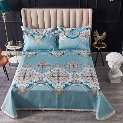 91家纺网 家纺一手货源 找家纺 （总）棉生活 2020春夏新品600D冰丝软凉席三件套