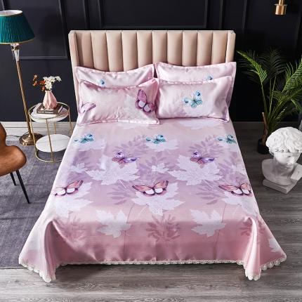 91家纺网 家纺一手货源 找家纺 （总）棉生活 2020春夏新品600D冰丝软凉席三件套