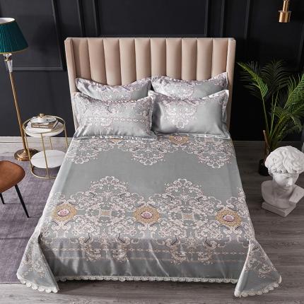 91家纺网 家纺一手货源 找家纺 （总）棉生活 2020春夏新品600D冰丝软凉席三件套