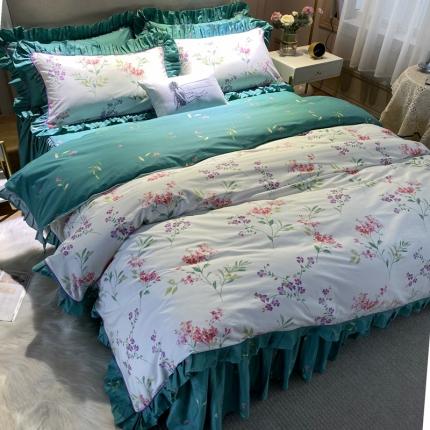 91家纺网 家纺一手货源 找家纺 （总）菊上 2020款美式铂金系列四件套实拍图