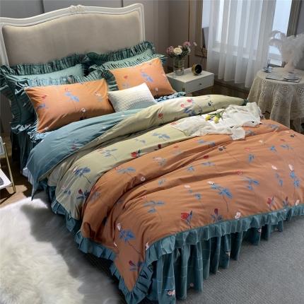 菊上 2020款美式铂金系列四件套实拍图 恒爱