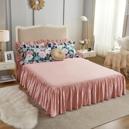 91家纺网 家纺一手货源 找家纺 （总）菊上 2020新款全棉13372印花床裙三件套