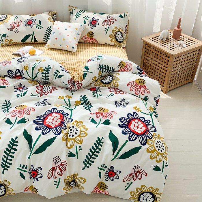 91家纺网 家纺一手货源 找家纺 狠狠爱 2020新款印花四件套 陌上花开