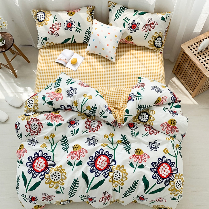 91家纺网 家纺一手货源 找家纺 狠狠爱 2020新款印花四件套 陌上花开