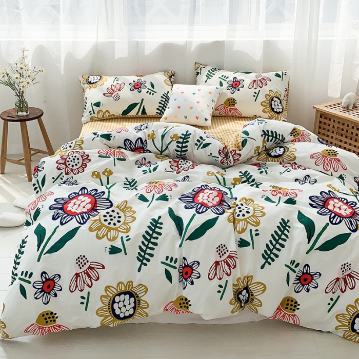 91家纺网 家纺一手货源 找家纺 狠狠爱 2020新款印花四件套 陌上花开