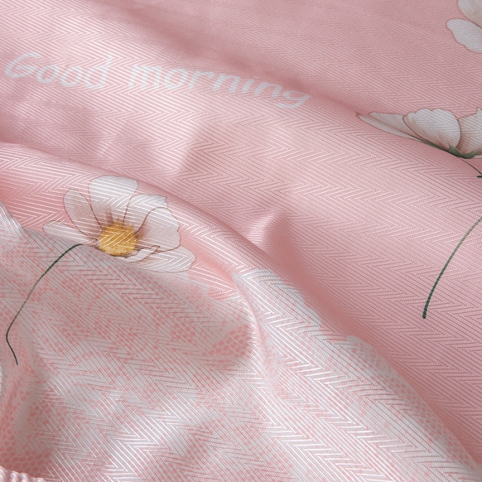 91家纺网 家纺一手货源 找家纺 棉生活  春夏新品600D冰丝软凉席三件套床笠款小清新-粉