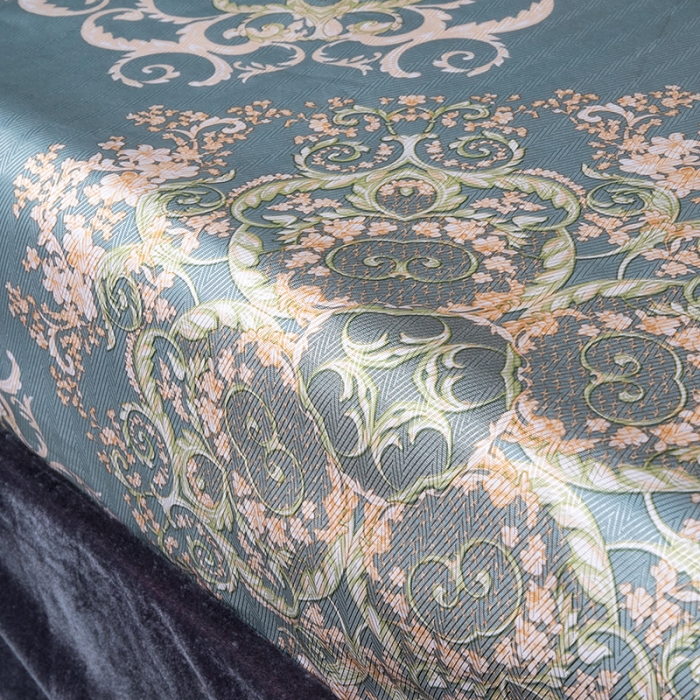 91家纺网 家纺一手货源 找家纺 棉生活  春夏新品600D冰丝软凉席三件套床笠款子瑜-蓝