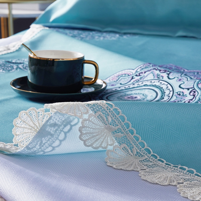 91家纺网 家纺一手货源 找家纺 棉生活 2020春夏新品600D冰丝软凉席三件套 巴菲-蓝