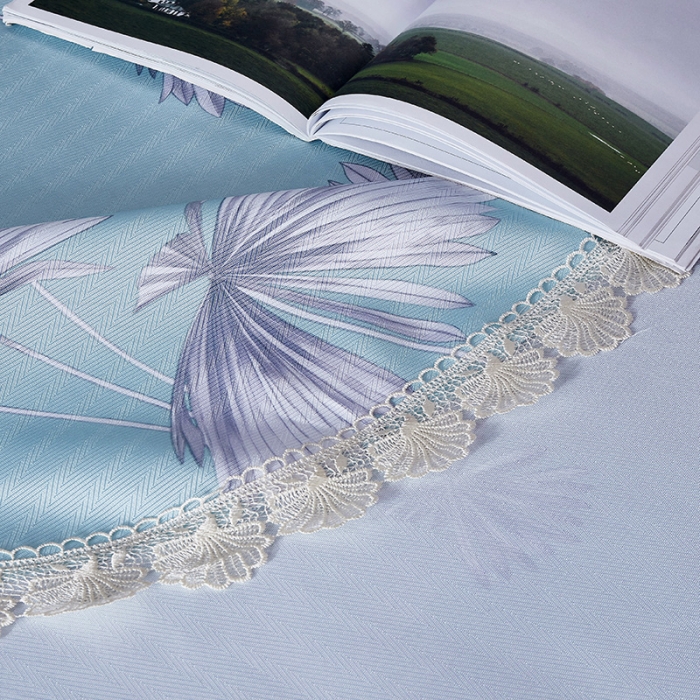 91家纺网 家纺一手货源 找家纺 棉生活 2020春夏新品600D冰丝软凉席三件套 北欧焦