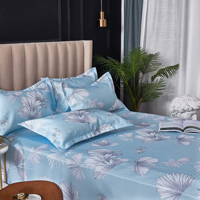 91家纺网 家纺一手货源 找家纺 棉生活 2020春夏新品600D冰丝软凉席三件套 北欧焦