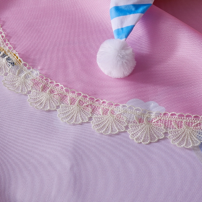 91家纺网 家纺一手货源 找家纺 棉生活 2020春夏新品600D冰丝软凉席三件套 彩虹