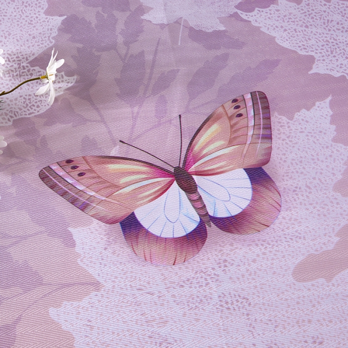 91家纺网 家纺一手货源 找家纺 棉生活 2020春夏新品600D冰丝软凉席三件套 蝶舞粉