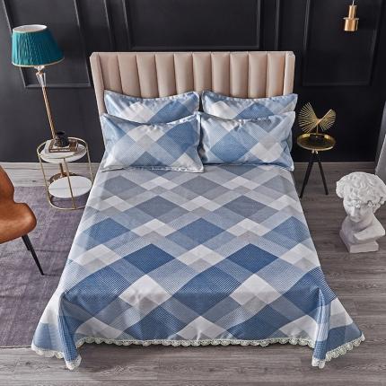 91家纺网 家纺一手货源 找家纺 棉生活 2020春夏新品600D冰丝软凉席三件套 格格有爱