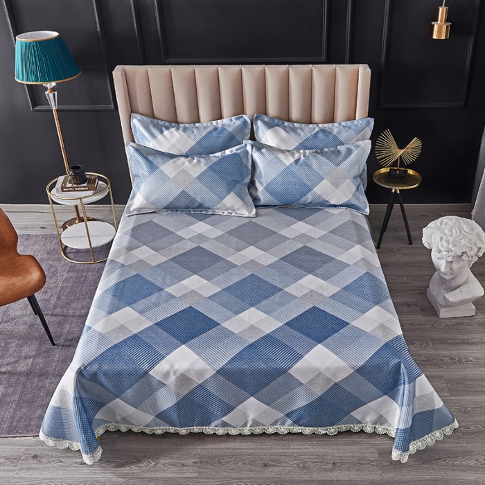 91家纺网 家纺一手货源 找家纺 棉生活 2020春夏新品600D冰丝软凉席三件套 格格有爱