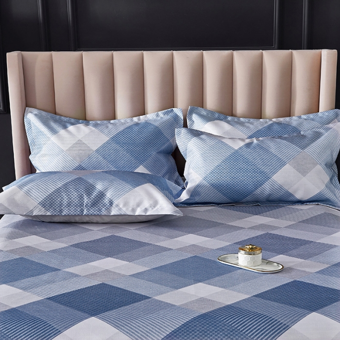 91家纺网 家纺一手货源 找家纺 棉生活 2020春夏新品600D冰丝软凉席三件套 格格有爱