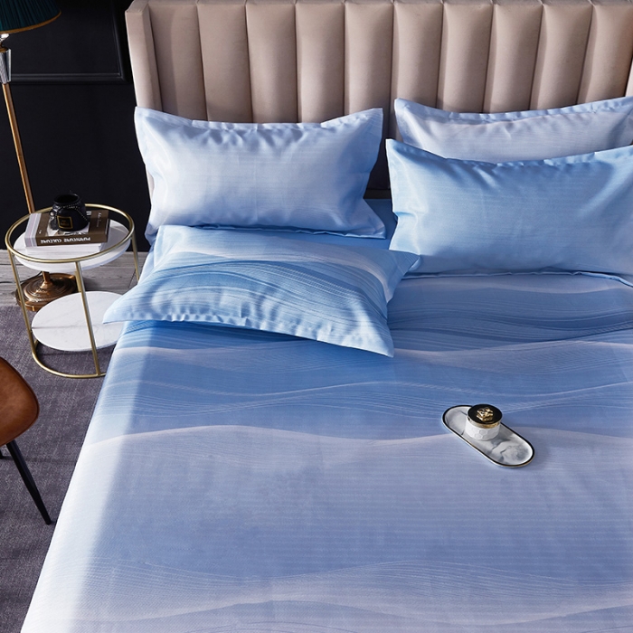 91家纺网 家纺一手货源 找家纺 棉生活 2020春夏新品600D冰丝软凉席三件套 若拉