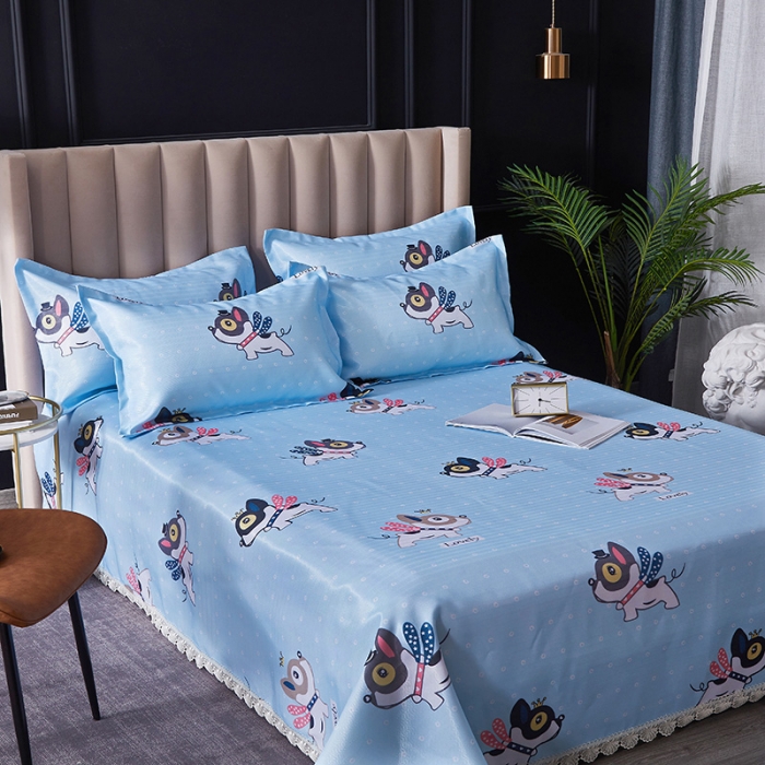 91家纺网 家纺一手货源 找家纺 棉生活 2020春夏新品600D冰丝软凉席三件套 小飞侠