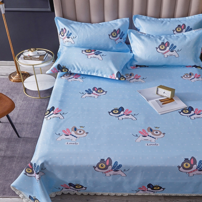 91家纺网 家纺一手货源 找家纺 棉生活 2020春夏新品600D冰丝软凉席三件套 小飞侠