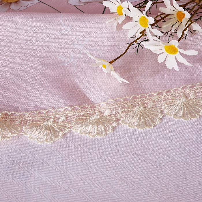 91家纺网 家纺一手货源 找家纺 棉生活 2020春夏新品600D冰丝软凉席三件套 小清新粉