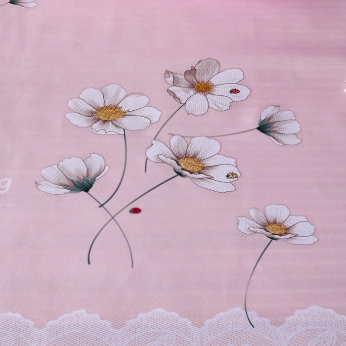 91家纺网 家纺一手货源 找家纺 棉生活 2020春夏新品600D冰丝软凉席三件套 小清新粉