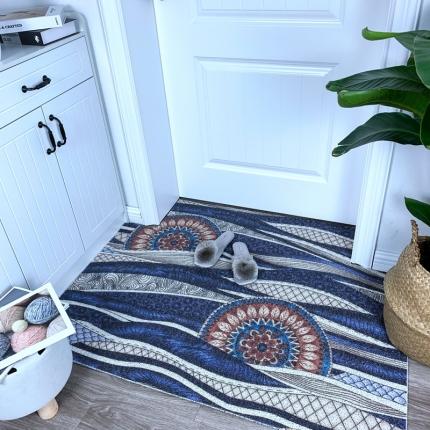 91家纺网 家纺一手货源 找家纺 （总）地垫 凤凰林 2020新款 丝圈地垫 门垫