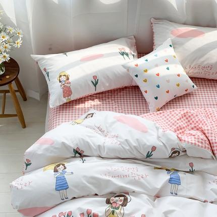 狠狠爱 2020新款印花四件套 可爱芭比