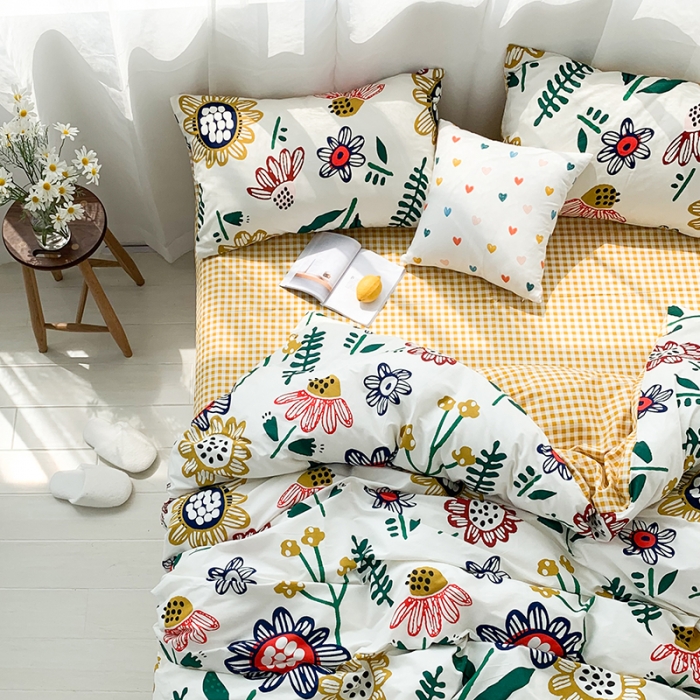 91家纺网 家纺一手货源 找家纺 狠狠爱 2020新款印花四件套 陌上花开