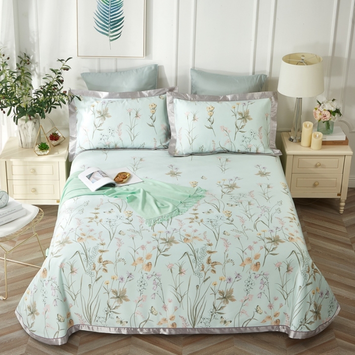 91家纺网 家纺一手货源 找家纺 （总1）威克凯丽 2023新款竹语天丝软凉席