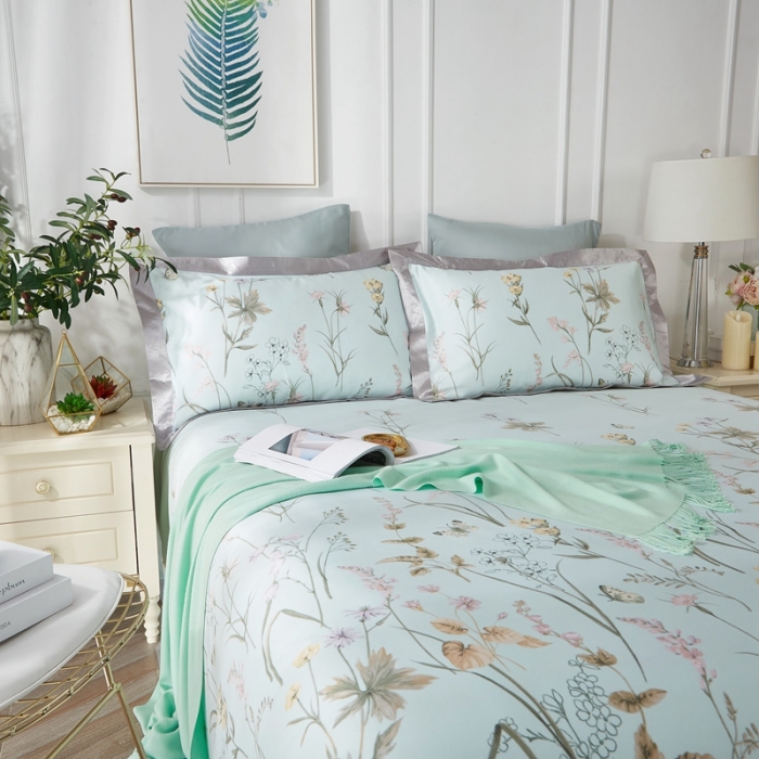 91家纺网 家纺一手货源 找家纺 （总1）威克凯丽 2023新款竹语天丝软凉席