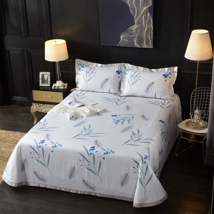 91家纺网 家纺一手货源 找家纺 威克凯丽 2023新款竹语天丝软凉席 恬雅