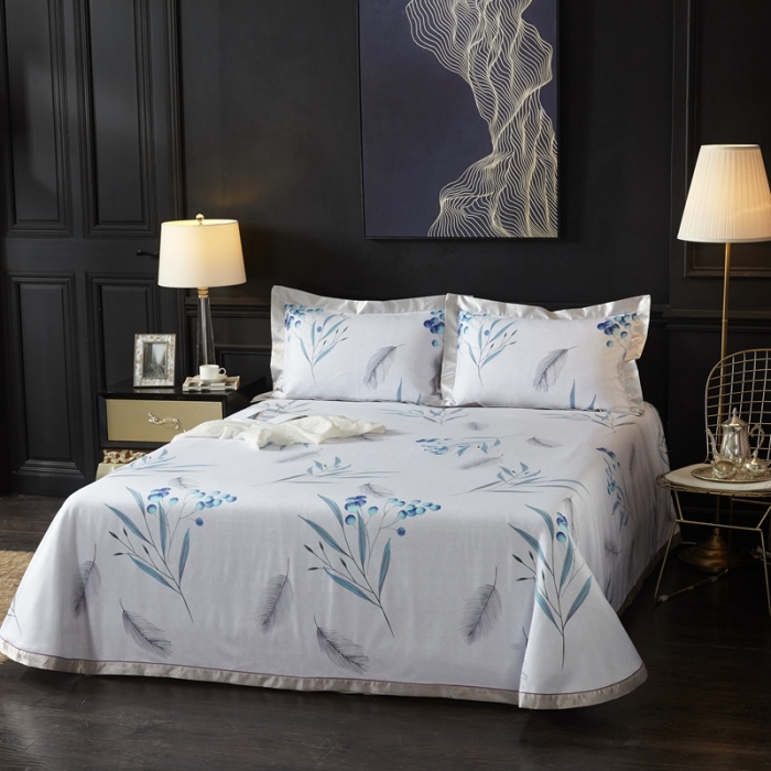 91家纺网 家纺一手货源 找家纺 威克凯丽 2023新款竹语天丝软凉席 恬雅