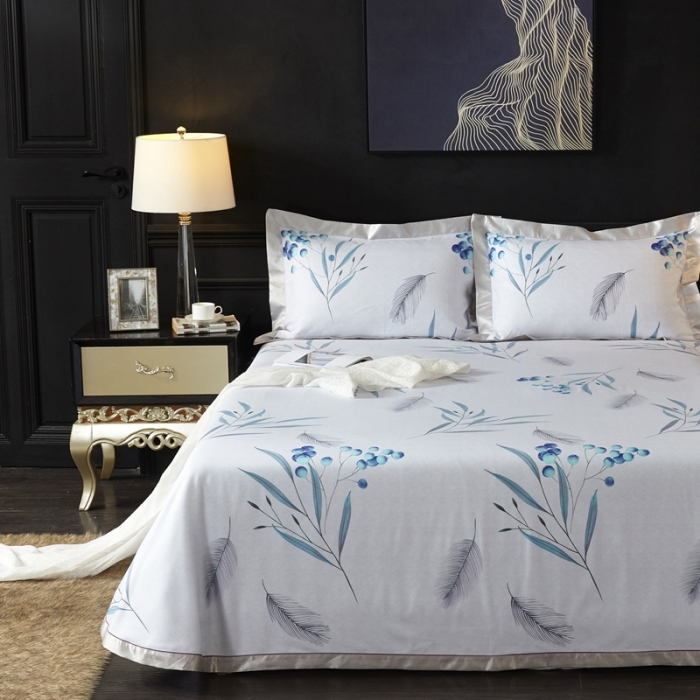 91家纺网 家纺一手货源 找家纺 威克凯丽 2023新款竹语天丝软凉席 恬雅