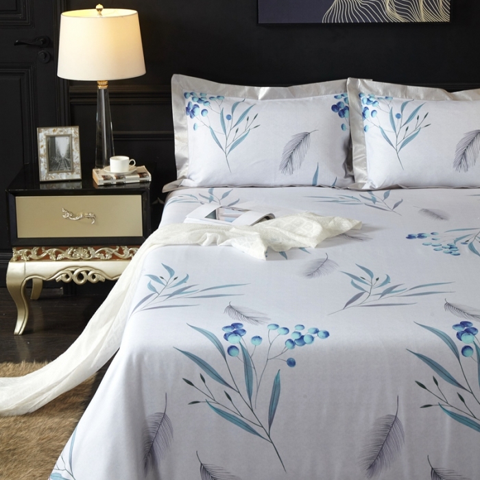 91家纺网 家纺一手货源 找家纺 威克凯丽 2023新款竹语天丝软凉席 恬雅