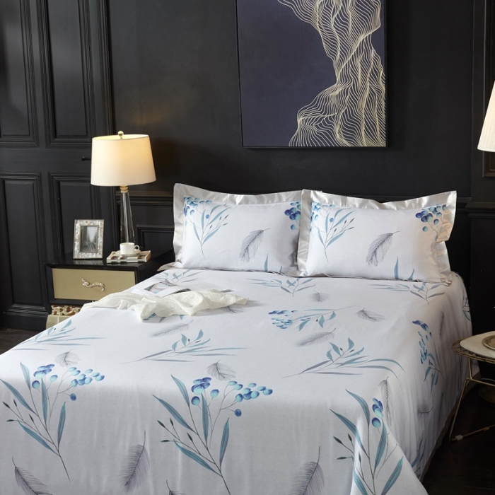 91家纺网 家纺一手货源 找家纺 威克凯丽 2023新款竹语天丝软凉席 恬雅