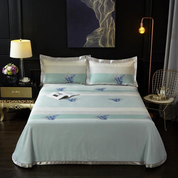 91家纺网 家纺一手货源 找家纺 威克凯丽 2023新款竹语天丝软凉席 仲夏之夜