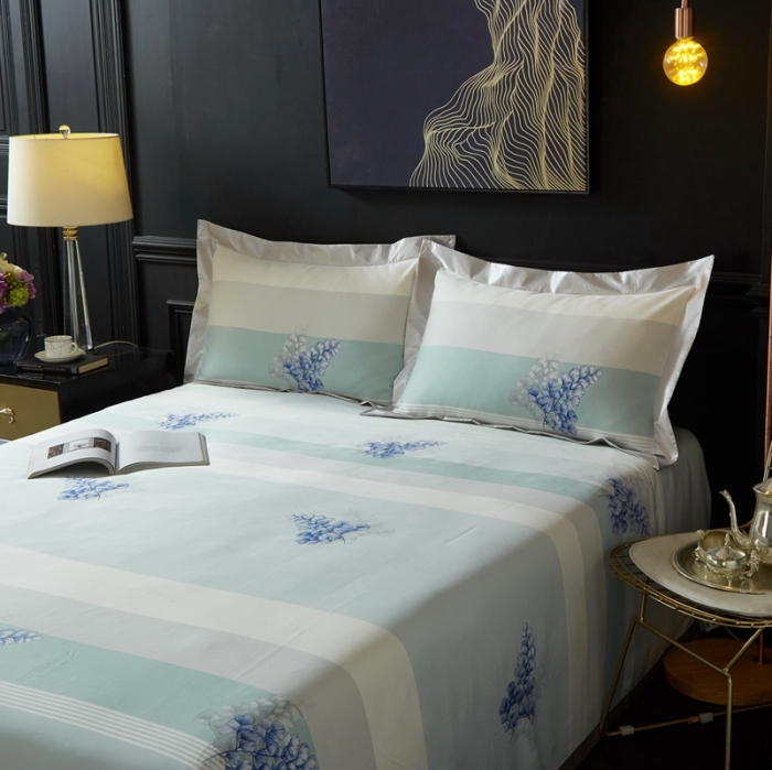 91家纺网 家纺一手货源 找家纺 威克凯丽 2023新款竹语天丝软凉席 仲夏之夜