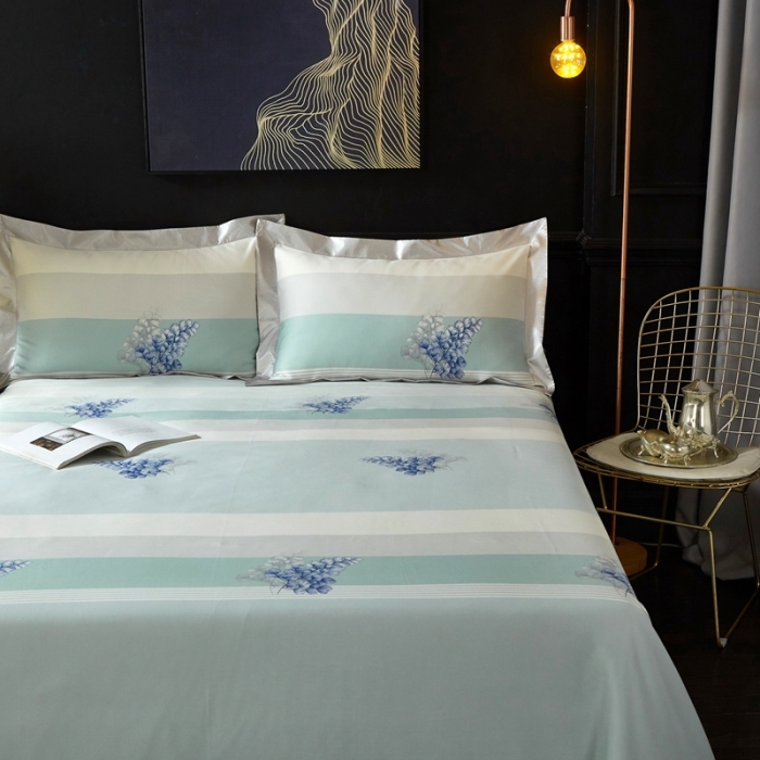 91家纺网 家纺一手货源 找家纺 威克凯丽 2023新款竹语天丝软凉席 仲夏之夜