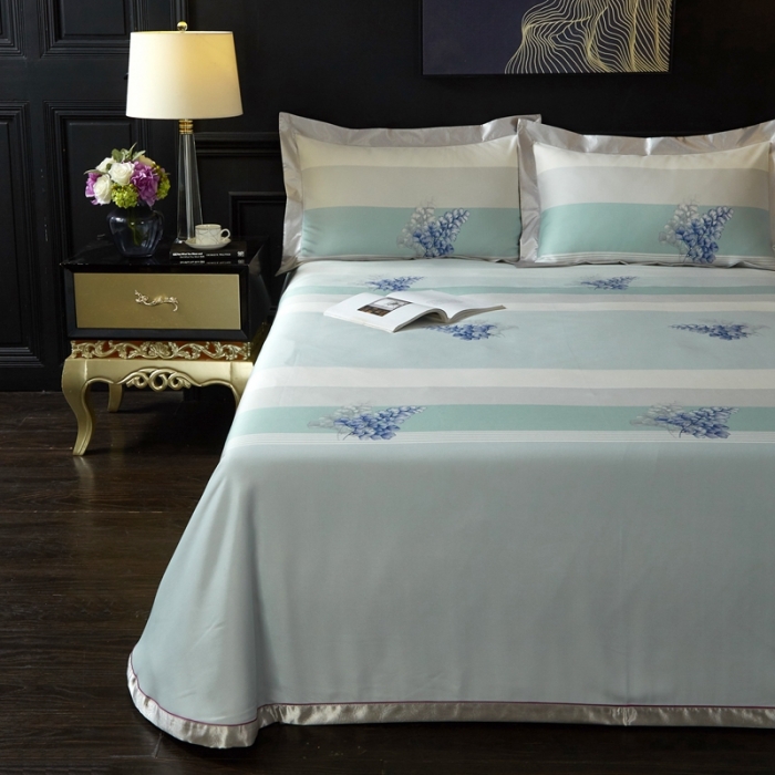 91家纺网 家纺一手货源 找家纺 威克凯丽 2023新款竹语天丝软凉席 仲夏之夜