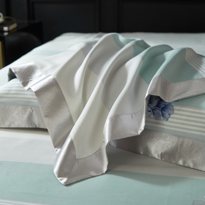 91家纺网 家纺一手货源 找家纺 威克凯丽 2023新款竹语天丝软凉席 仲夏之夜