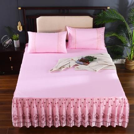 91家纺网 家纺一手货源 找家纺 （总）情恒 2020新款蕾丝床裙