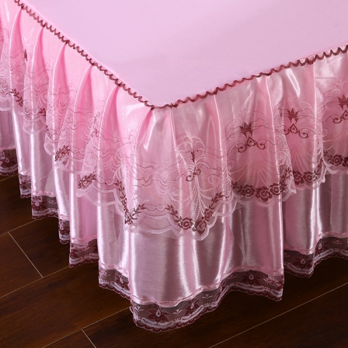 91家纺网 家纺一手货源 找家纺 （总）情恒 2020新款蕾丝床裙