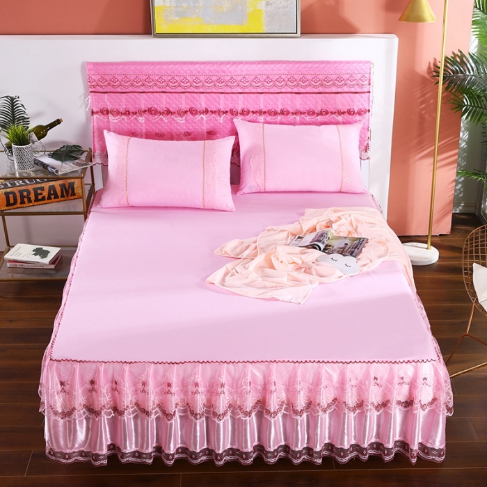 91家纺网 家纺一手货源 找家纺 （总）情恒 2020新款蕾丝床裙