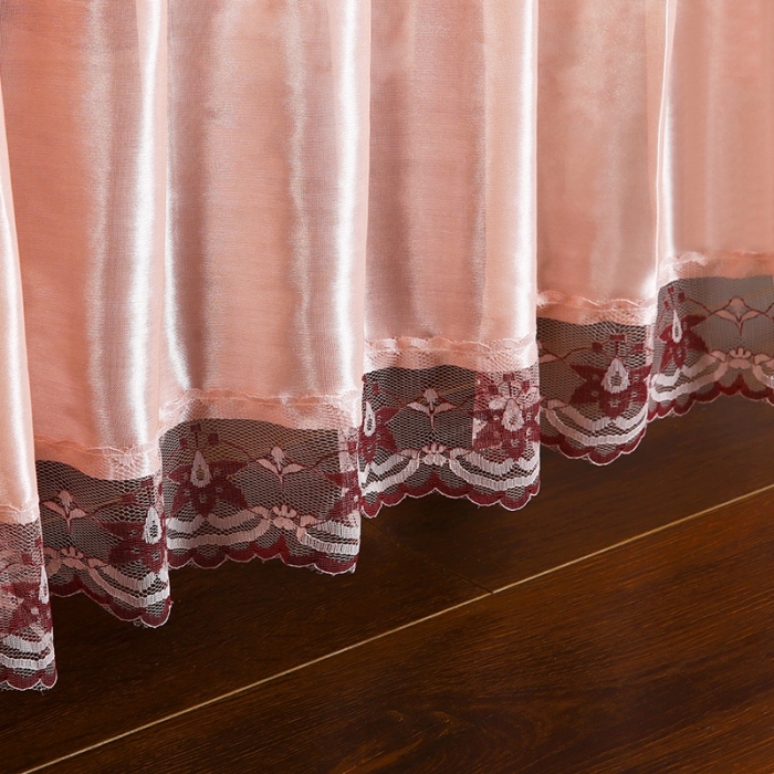 91家纺网 家纺一手货源 找家纺 情恒 2020新款蕾丝床裙 富丽-玉色