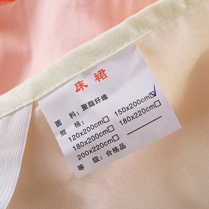 91家纺网 家纺一手货源 找家纺 情恒 2020新款蕾丝床裙 玫瑰情缘-米黄