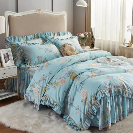 91家纺网 家纺一手货源 找家纺 （总）菊上 2020新款美式铂金系列四件套电子图