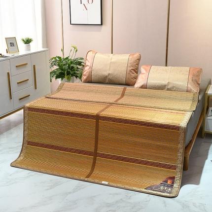 91家纺网 家纺一手货源 找家纺 2024新款双面竹席冰丝席竹凉席学生宿舍席子凉席